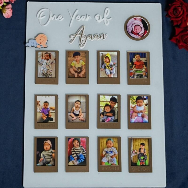 Baby Photo Board-Rectangular Shape